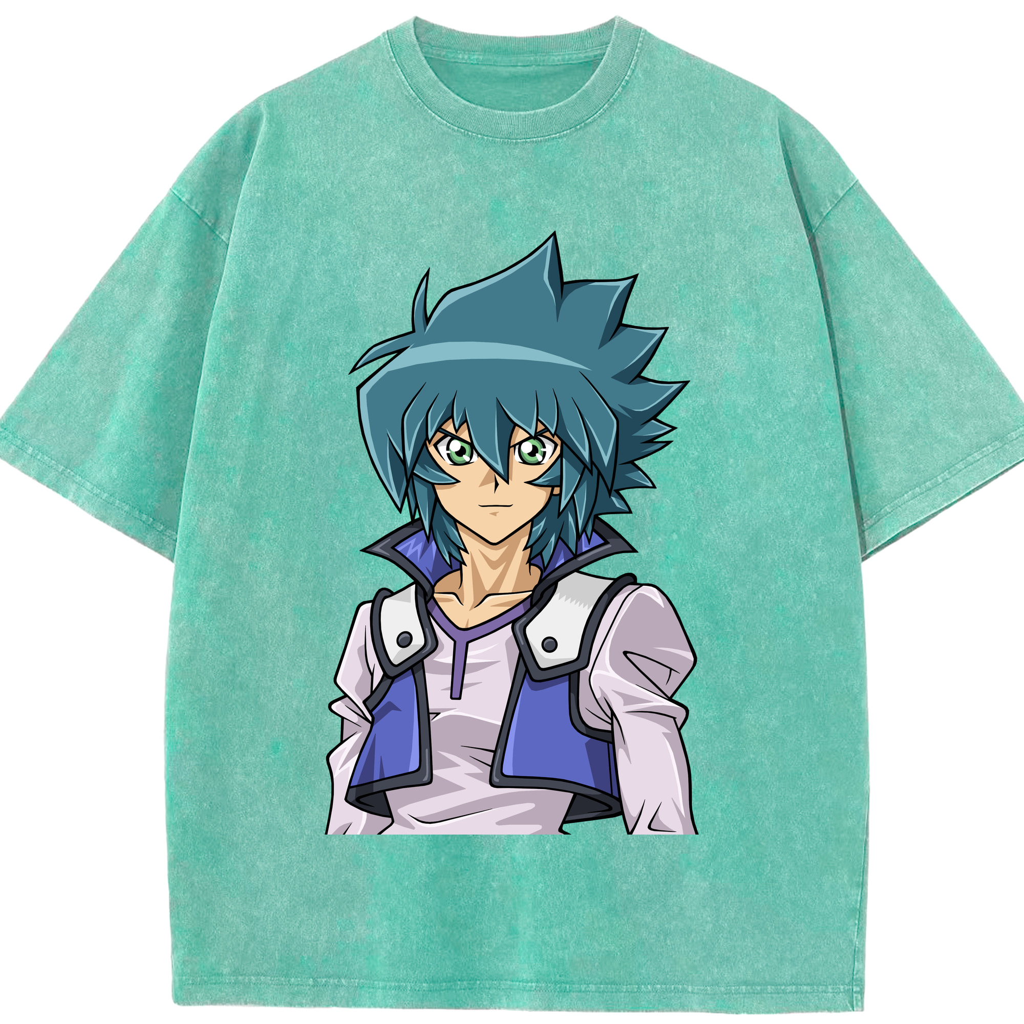 （画像用） 遊☆戯☆王 Yu-Gi-Oh! 綿100% ヴィンテージ風 半袖Tシャツ（フロントプリント）